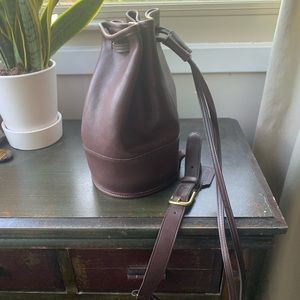 Vintage Brown leather coach purse
